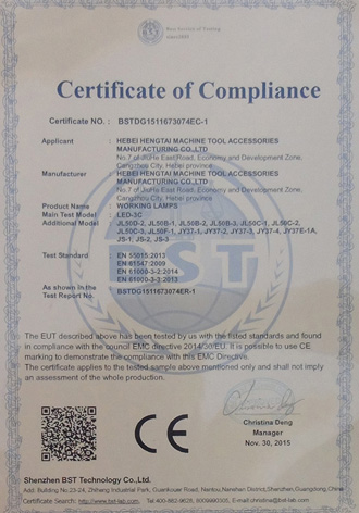 Certificate of Compliance